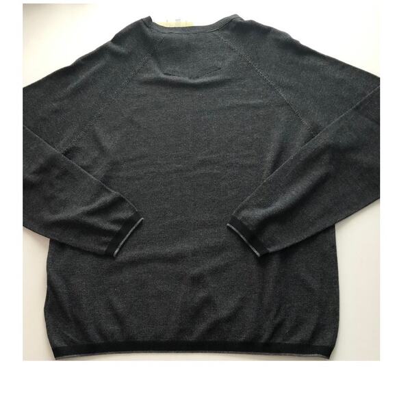 Robert Graham Men's Ray Brook Long Sleeve Knit Sweatshirt Black Size 2XL - Picture 3 of 5